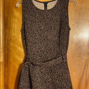 Ann Taylor brown animal print top